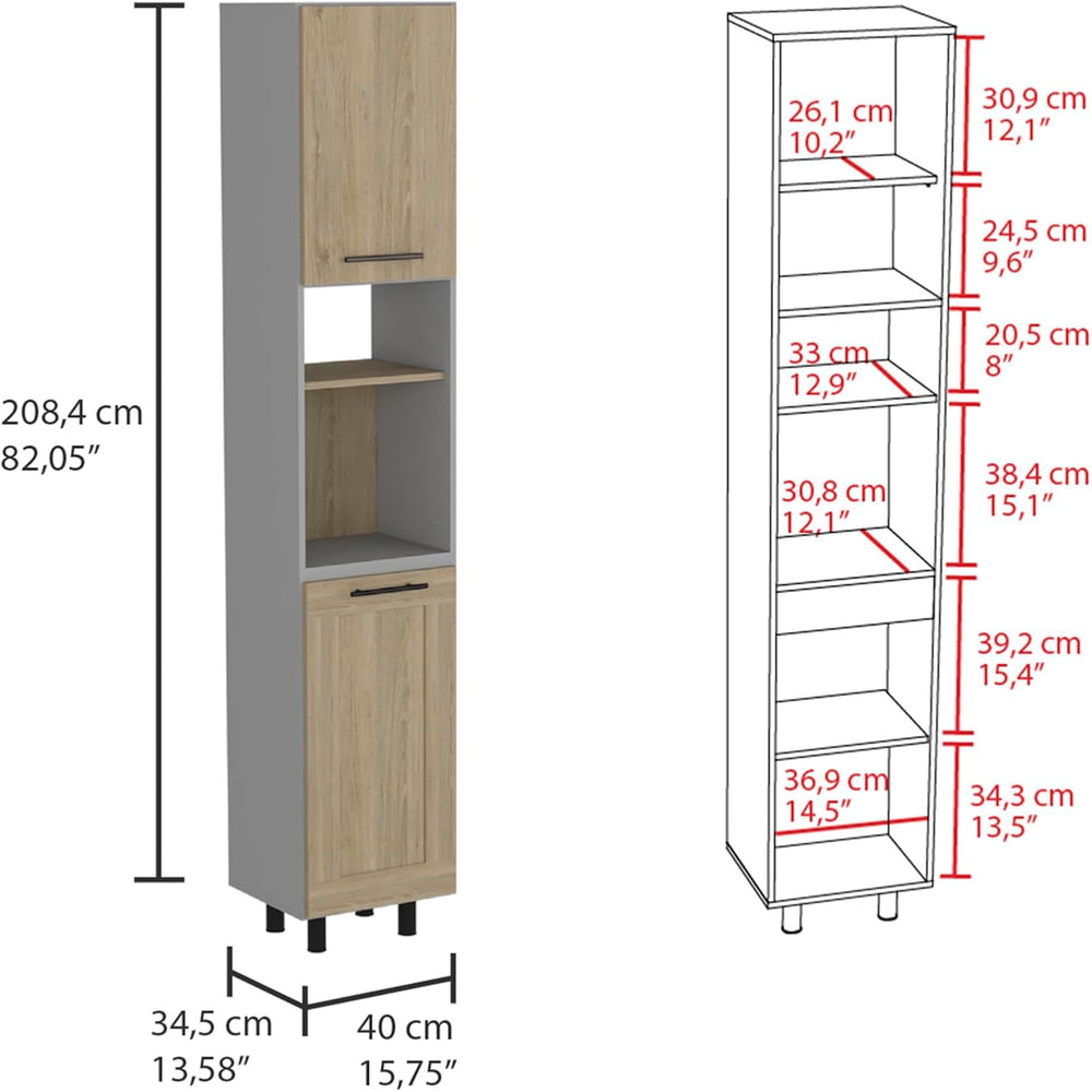Kitchen Pantry Retrit, Kitchen, Light Pine