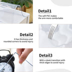 Clear Desk Mat, Non-Slip PVC Desk Protector Mat with Round Edge, Heat Resistant & Waterproof Clear Desk Writing Mat for Home and Office (47.2"*15.7")