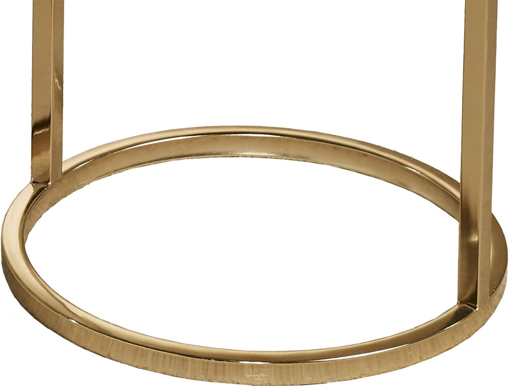Landon Mirrored Nesting Tables Gold Set of Two
