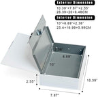 Large Diversion Book Safe Storage Box (Size 10.5"×8"×2.6") With Security Key Lock, Dictionary Secret Hidden Safe (Bible-Key)