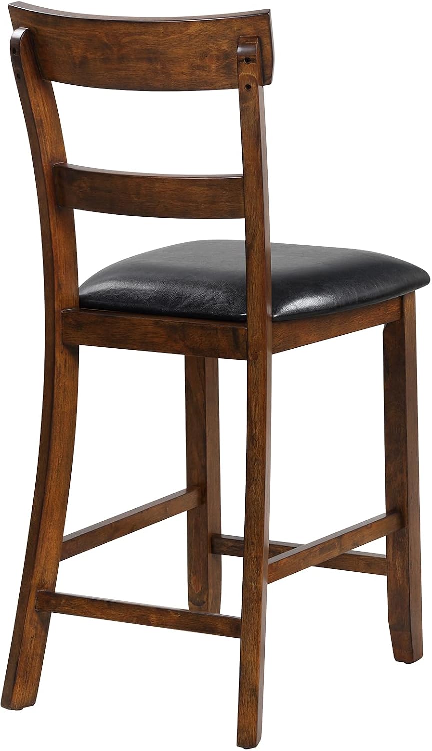 ERGOMASTER Dining Chairs Set of 4, Farmhouse 25.5" Bar Chairs, Rubber Wo...