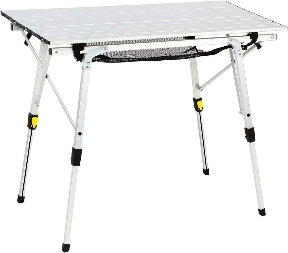 Portal Outdoor Folding Portable Picnic Camping Table with Adjustable Height A...