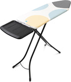 Brabantia - Ironing Board C - Extra Large Steam Iron Rest - Adjustable in Height - Non-Slip Rubber Feet - Cotton Cover with Foam Layer - Foldable XL Unit - Spring Bubbles - 49 x 18 inches