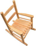 Constructive Playthings Hardwood Rocking Chair, Wooden Stackable Seat for Children, 12 Inches High