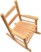 Constructive Playthings Hardwood Rocking Chair, Wooden Stackable Seat for Children, 12 Inches High