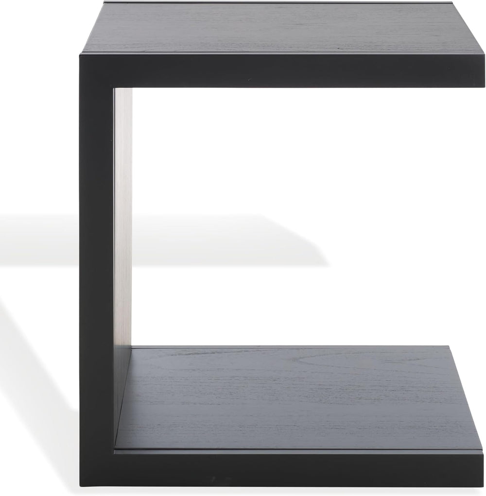 SAFAVIEH Couture Collection - Tawney Black Accent Table, C-Shaped Side Table,...