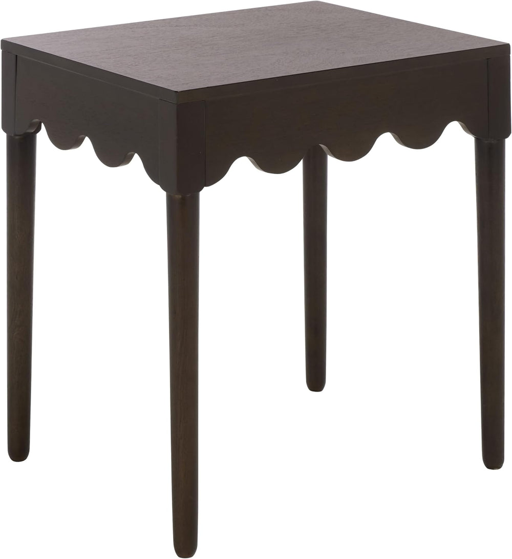 SAFAVIEH Home Collection – Neha Dark Chocolate Brown Solid Wood Frame Accent ...
