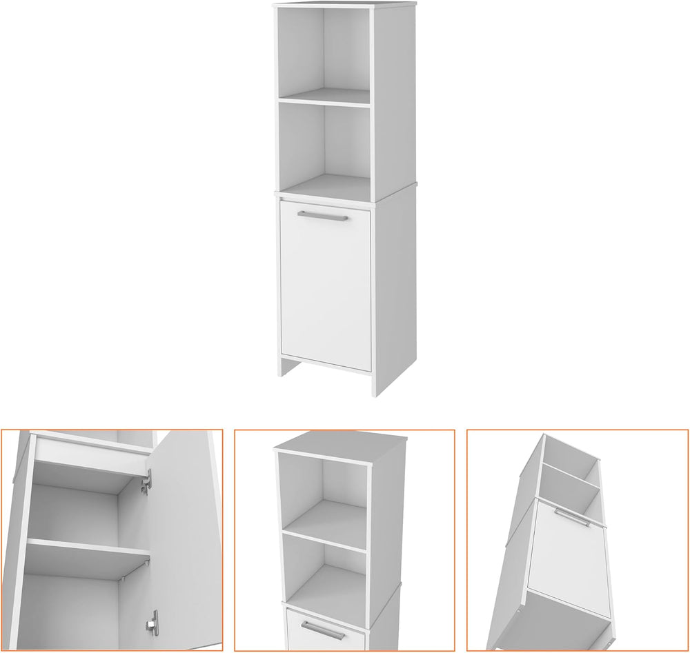 17.71" D*15.74" W*59.29" H Freestanding Kitchen Pantry with 2 ...
