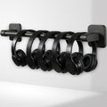 Classroom Wall Mounted Headphone Storage Rod, 2 Headphone Storage Rods with 4 Adhesive Hooks for Placing School Headphones