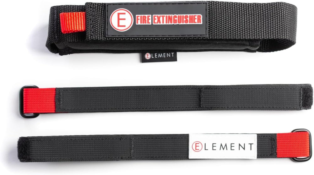 Element Fire Extinguisher Mount, Tactical, Sleeve/Straps, Hook and Loop, Nylo...
