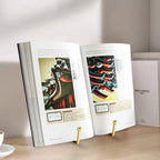 Kruodop 6 Inch Plate Stands for Display, 5 Pack Plate Holder Display Stand, Gold Metal Frame Easel Holder Stand for Pictures,Book, Photo, Decorative Plate