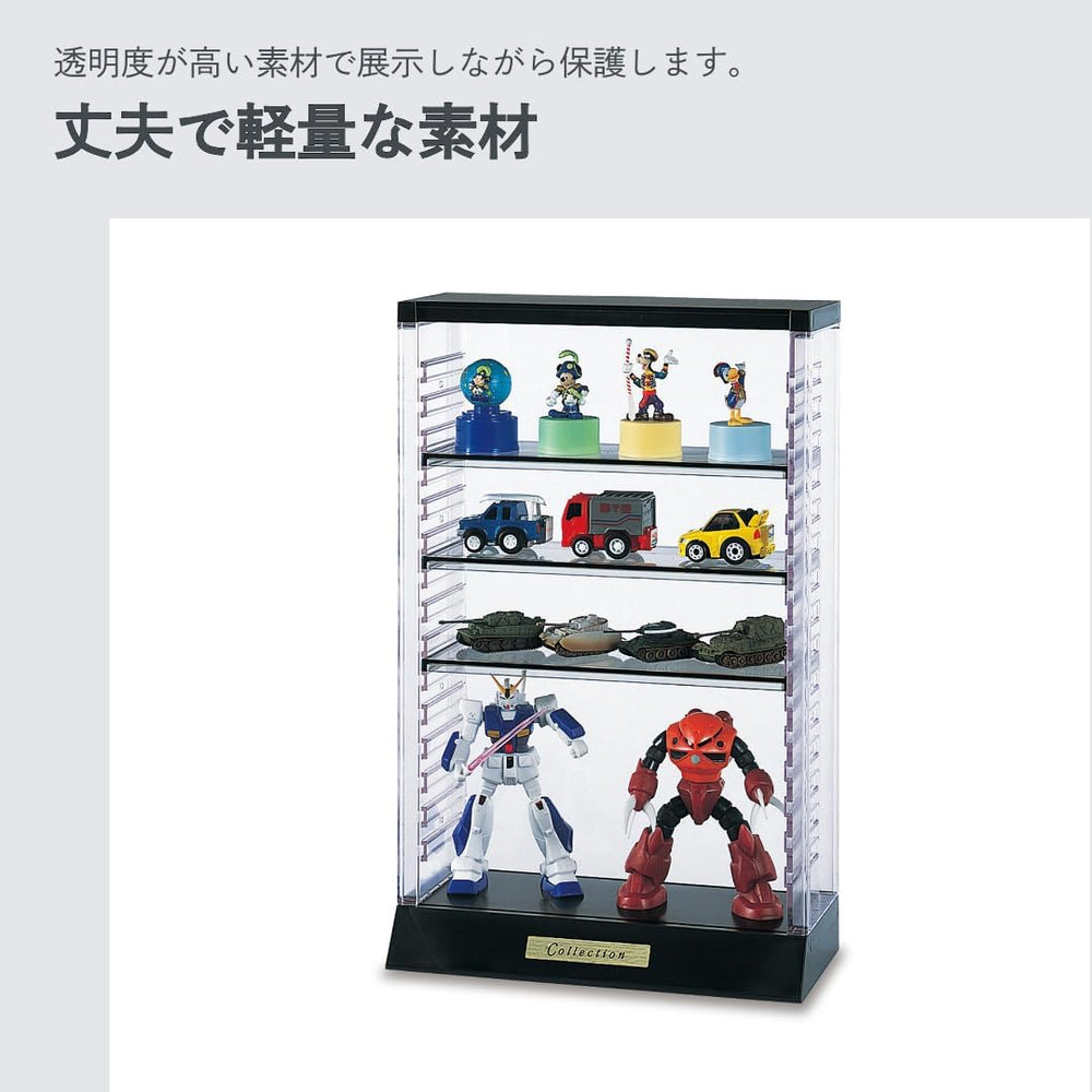 Isetou Acsta I-238 Figure Case Collection Case A403 Clear Black Width 8.7 x D...