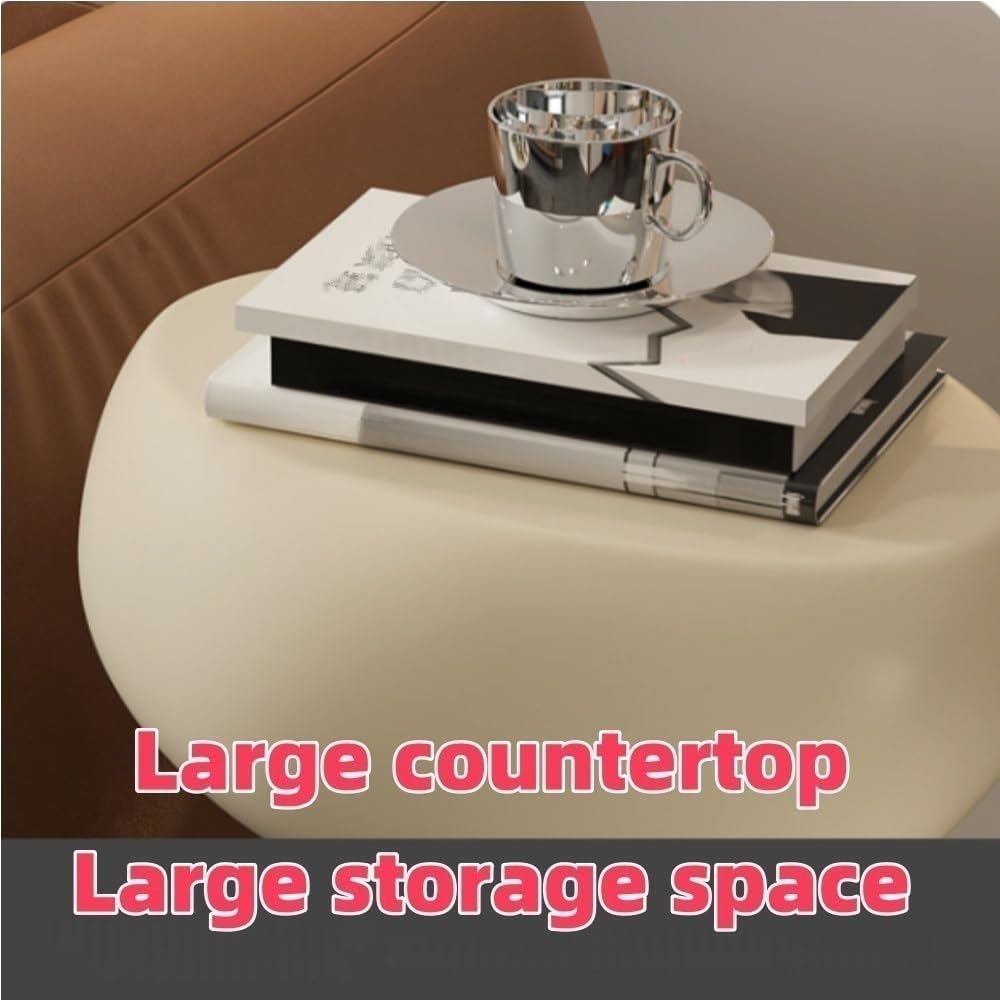 Corner Table, Fiberglass Coffee Table, Small Corner Desk, Bedside Table, Deco...