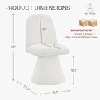 Swivel Dining Chairs Set of 2, Modern Upholstered Dining Chair Mid Century Kitchen Chairs with Wave Shaped High Back, 360 Degree Rotating Vanity Chair for Dining Room, Bedroom, Farmhouse, Beige