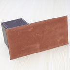 KINGFOM PU Leather Desk Organizer and Accessories, Pencil Holder for Desk with Business Cards Stand, School Office Supplies Collection Caddy Brown
