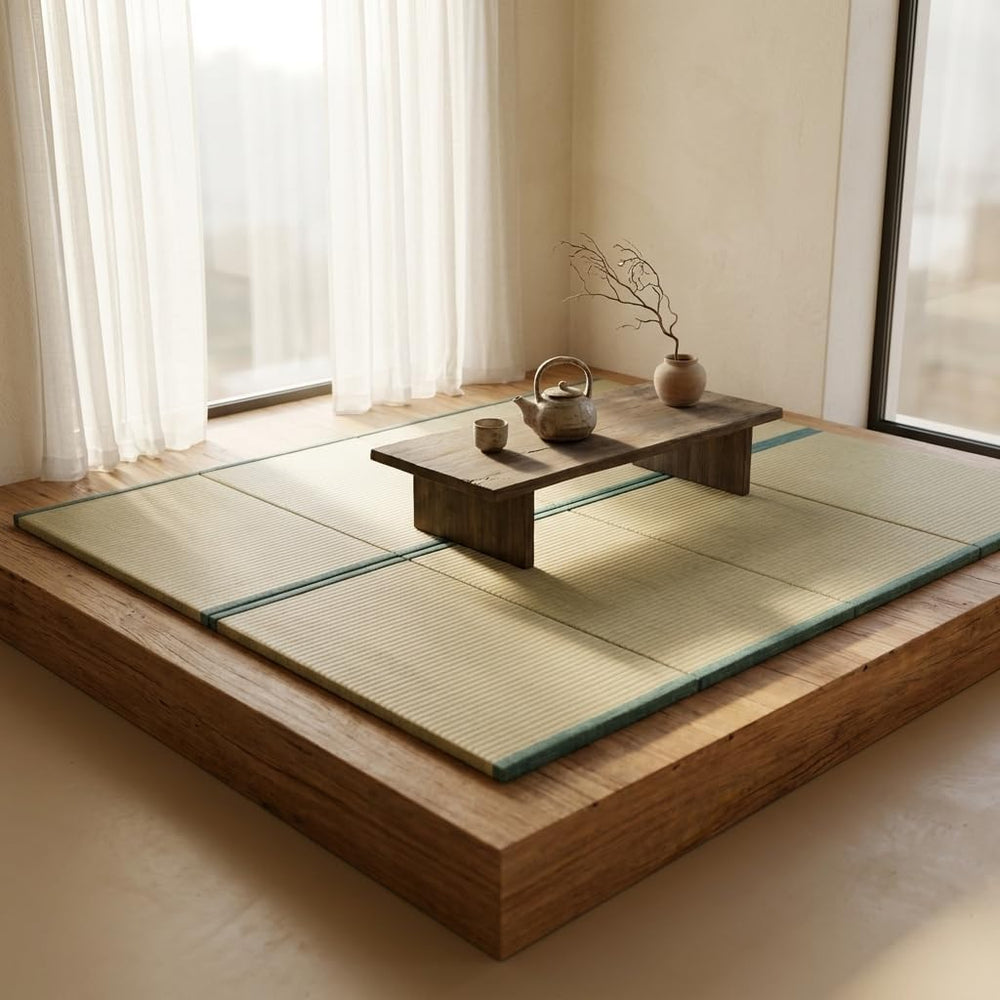 MustMat Japanese Floor Mattress Foldable Tatami Mats Folding Tatami Futon Mat...
