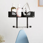 Ironing Board Holder Wall Mount,Laundry Room Organization and Storage,Adjustable T&V Shaped Space Saving Ironing Board Hanger,Laundry Room Decor and Accessories,Black