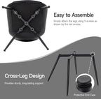 Brage Living Dining Chairs Set of 2, PU Leather Modern Armless Kitchen Dining Room Chairs, Upholstered Accent Side Chairs with Metal Legs (Black)