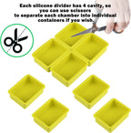 Freeze Dryer Tray Dividers Silicone - Rectangle Freeze Dryer Accessories for Dairy, Eggs, Ice Cream, Paste Food