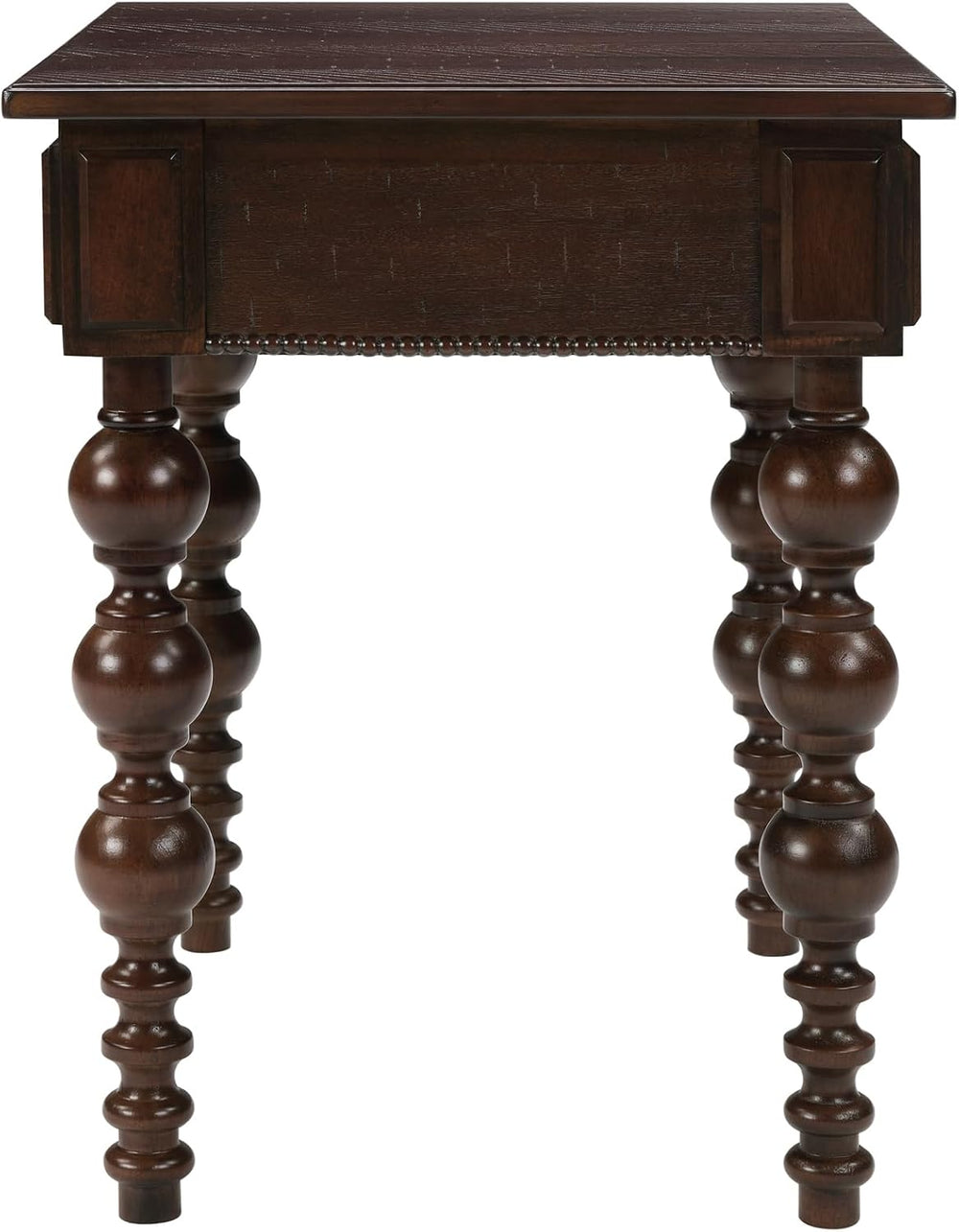 Retro Wooden Side End Table Vintage Nightstand Bedside Table with 1 Storage D...