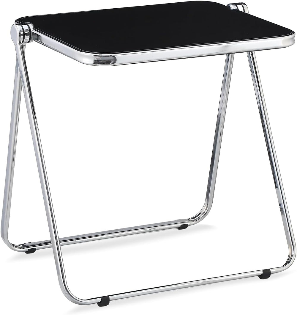 KAIHAOWIN Folding TV Tray Table Acrylic Foldable Table No Assembly Required T...