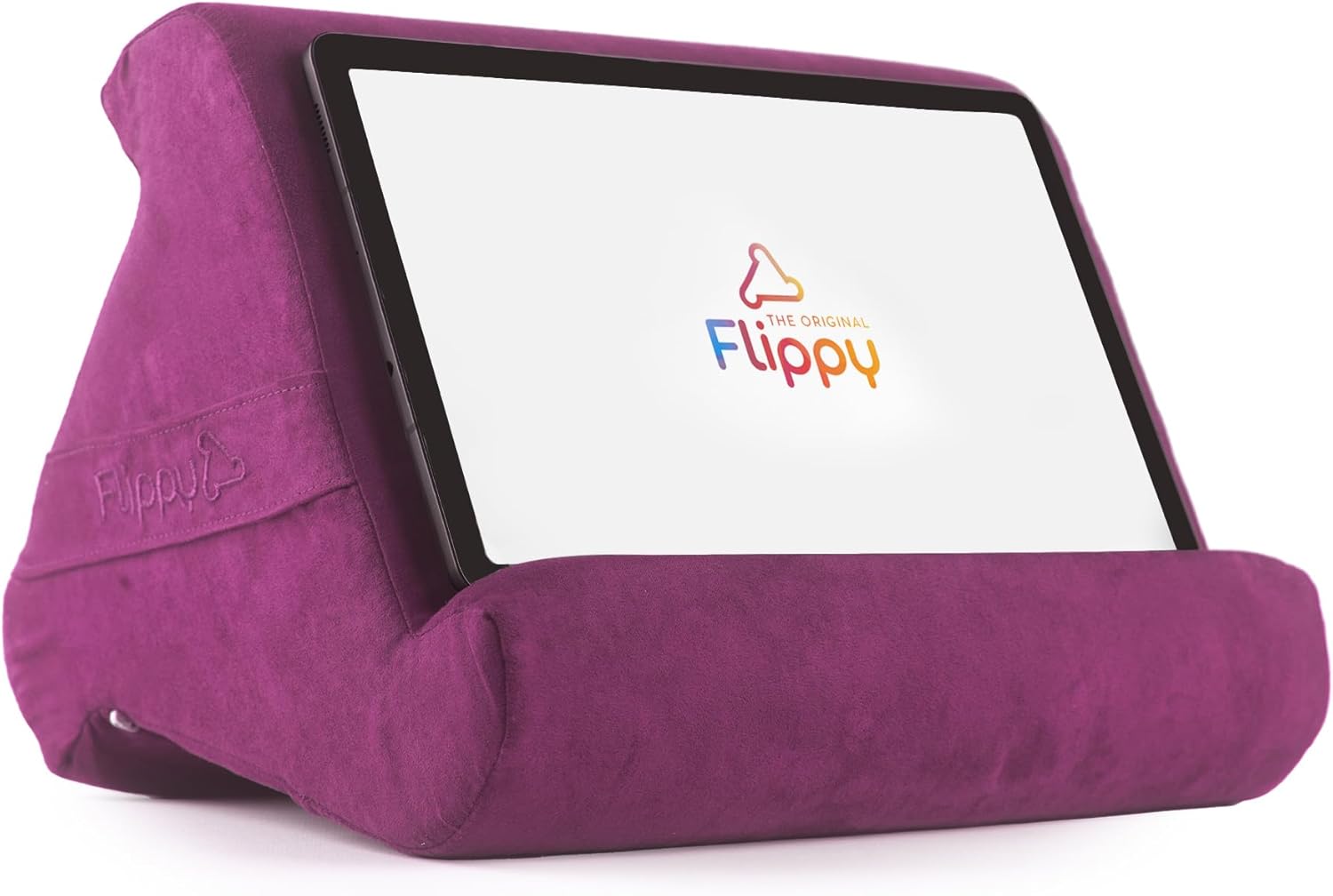 Flippy Original Tablet Pillow Stand & iPad Holder, Gift for Book Lovers & Readers, Multi-Angle Stand with Storage for Lap, Desk & Bed, Compatible with Kindle, Fire, iPad & Samsung, Orchid You Not