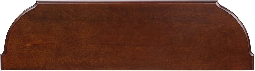 LKTART 43" Half Moon Console Table, Solid Wood Retro Curved Console Tabl...