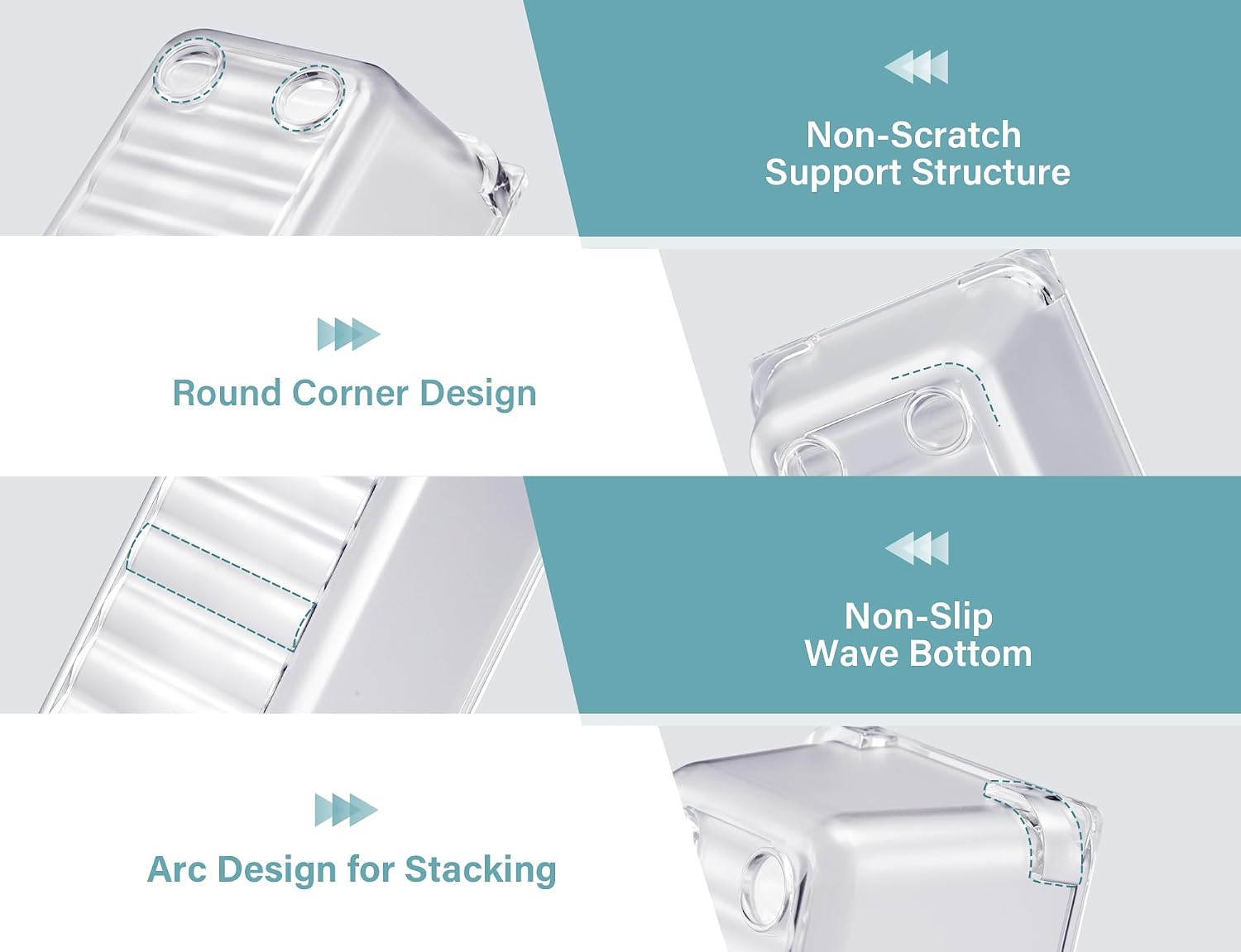 Kootek 28Pcs Drawer Organizer Set, 4-Size Bathroom Tray Makeup Desk Divider | Clear Plastic, Multi-Use Individual Storage Organizers, Customize layouts, Easy to Clean, for Bathroom Office Dresser Bedroom