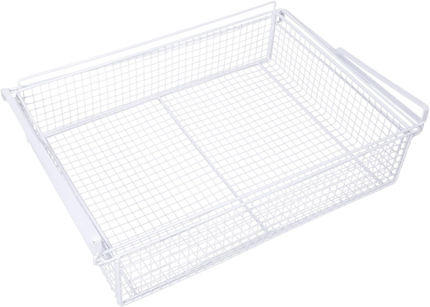 Hanging Cabinet Bin Drawer Multifunctional Under Shelf Storage Basket Bedroom Wardrobe Shelf Installation