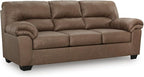 Signature Design by Ashley Walker Point Contemporary Sofa with Removable Cushion, Light Brown
