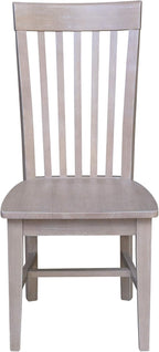 International Concepts Cosmo Chair Washed Gray Taupe