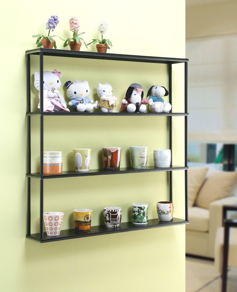 Mango Steam Wall-Mounted Steel Floating Shelving Unit for Kitchen, Storage or...