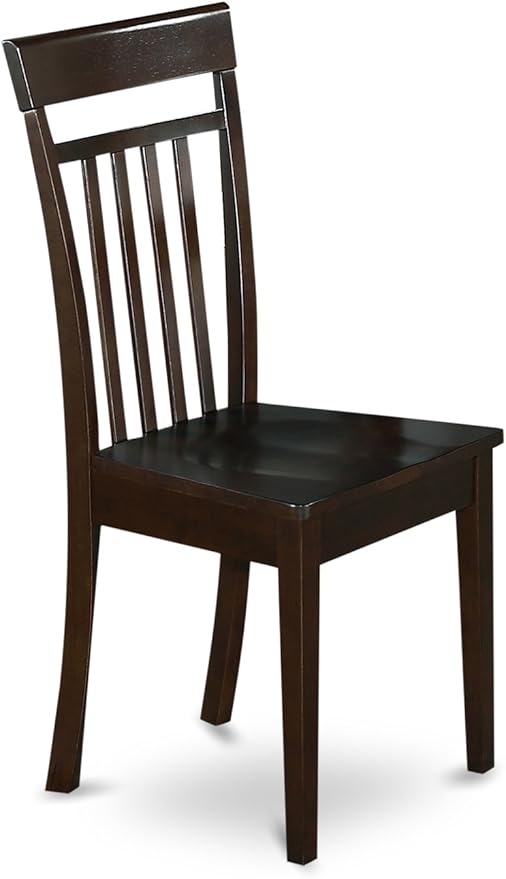 East West Furniture HLCA3-CAP-W 3 Piece Dining Set Contains a Round Dining Ro...