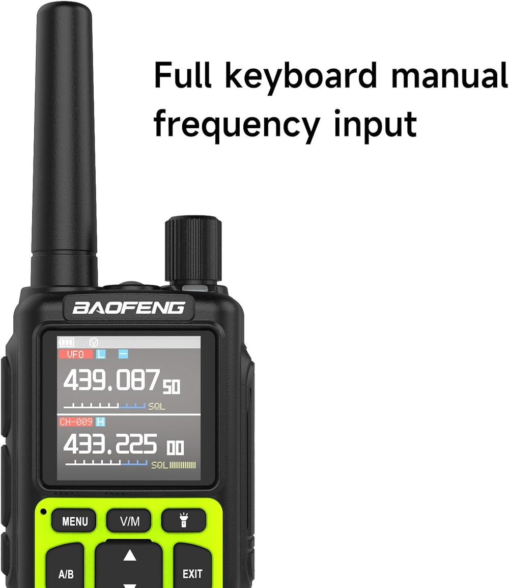 BAOFENG MINI5 Ham Radio Handheld Two Way Radios Long Range, 2200mAh Rechargea...
