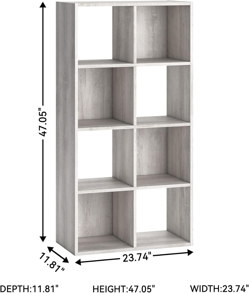 Signature Design by Ashley Paxberry Coastal 8 Cube Storage Organizer or Bookc...