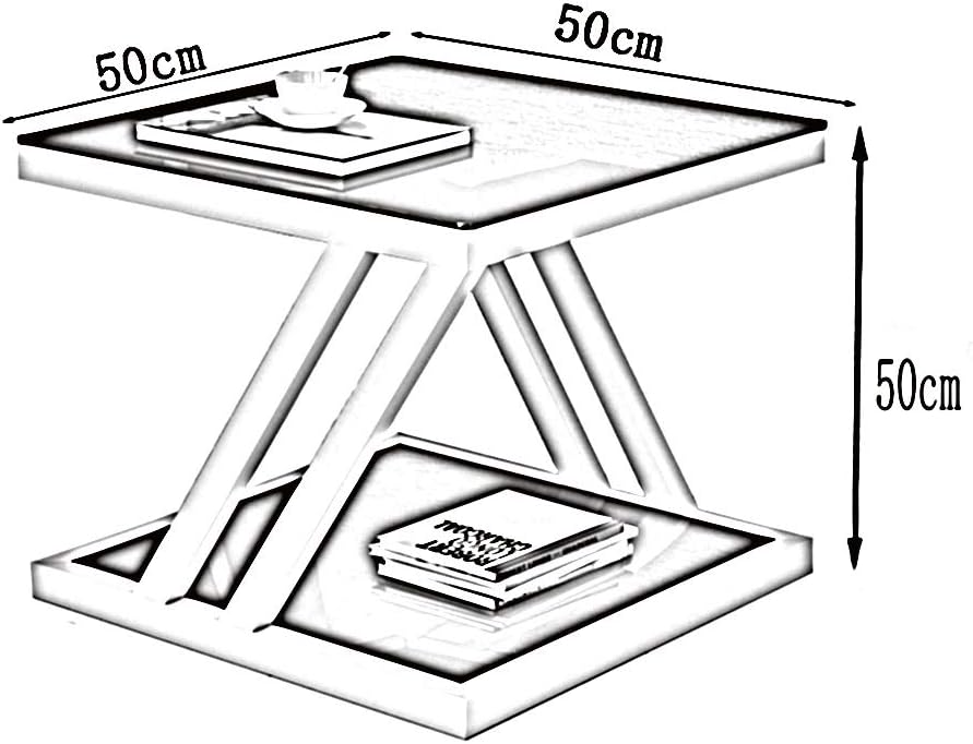 Telephone Table, Nordic Modern Square Side Table Living Room Sofa Coffee Tabl...