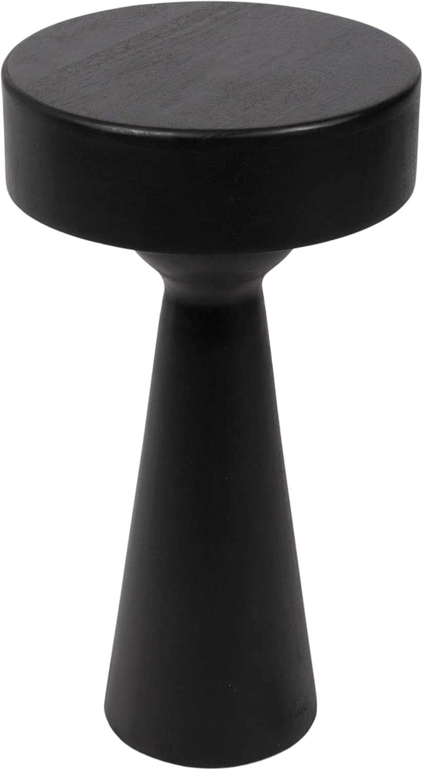 Kate and Laurel Solbrett Modern Sophisticated Round Side Table, 12 x 12 x 22,...