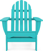 POLYWOOD AD5030AR Classic Folding Adirondack Chair, Height: 35.00" - Width: 29" - Depth: 35.00", Aruba