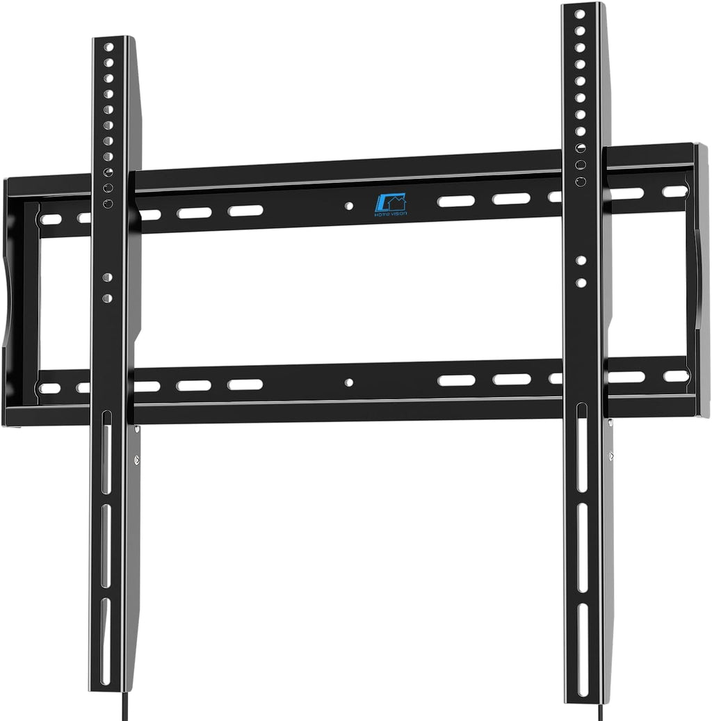 HOME VISION Heavy Duty TV Wall Mount for 42–100" TVs, Fits TCL & Samsung 98" TVs, 2mm One-Piece Solid Steel, Holds 220 lbs, Max VESA 600×600mm, Fits 16/18/24" Studs, Ultra Slim Fixed TV Mount, HV8602