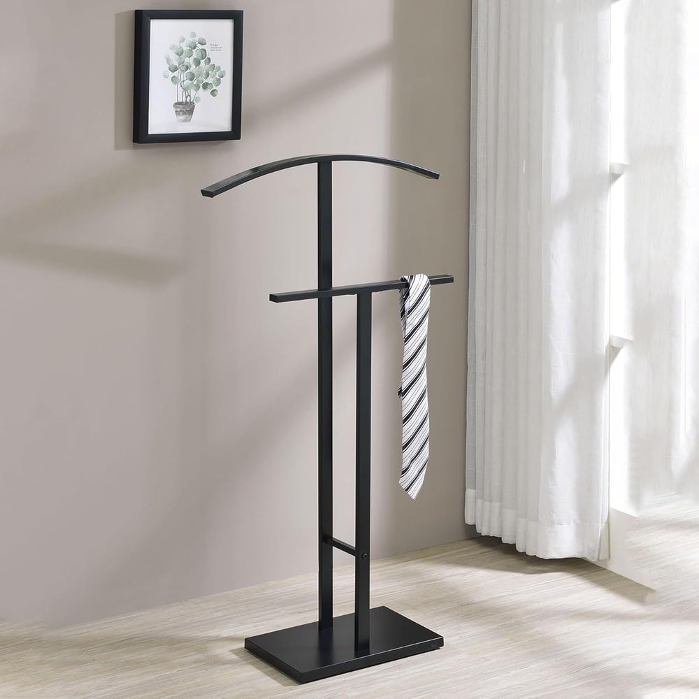 Kings Brand Furniture Dossi Modern Metal Suit Valet Stand, Clothes Rack Organ...