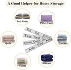 24 Pieces Bed Sheet Organizer Bands, Closet Organization Sheet Straps, Linen Labels Bedding Bands, Elastic Bed Sheet Storage Sheet Keepers （6PcsQueen 6PcsKing 6PcsTwin 6PcsFull）