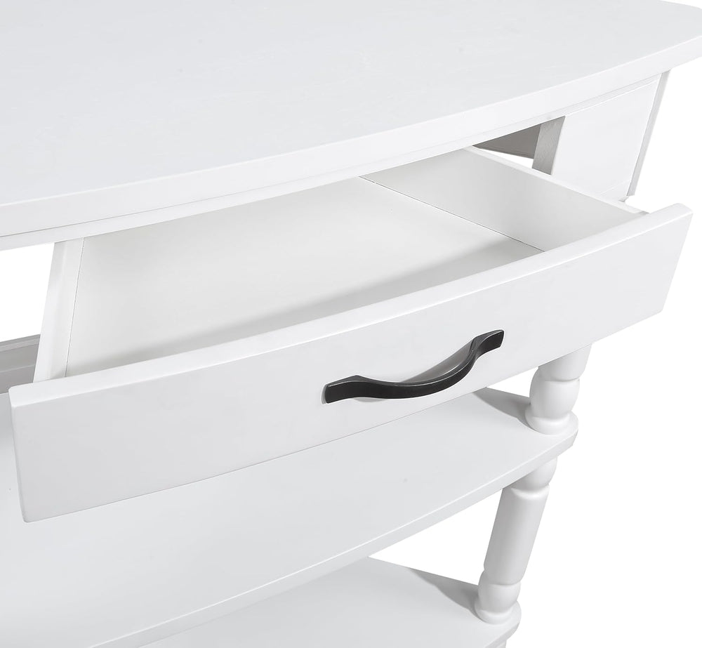 Small Triangle Corner Table Wood Corner Side Tables with Drawer & 2 Open ...