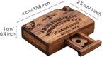 Elegant Wooden Talking Board with Detailed Engravings and Builts in Love Drawer Enhances Living Space Ambiances