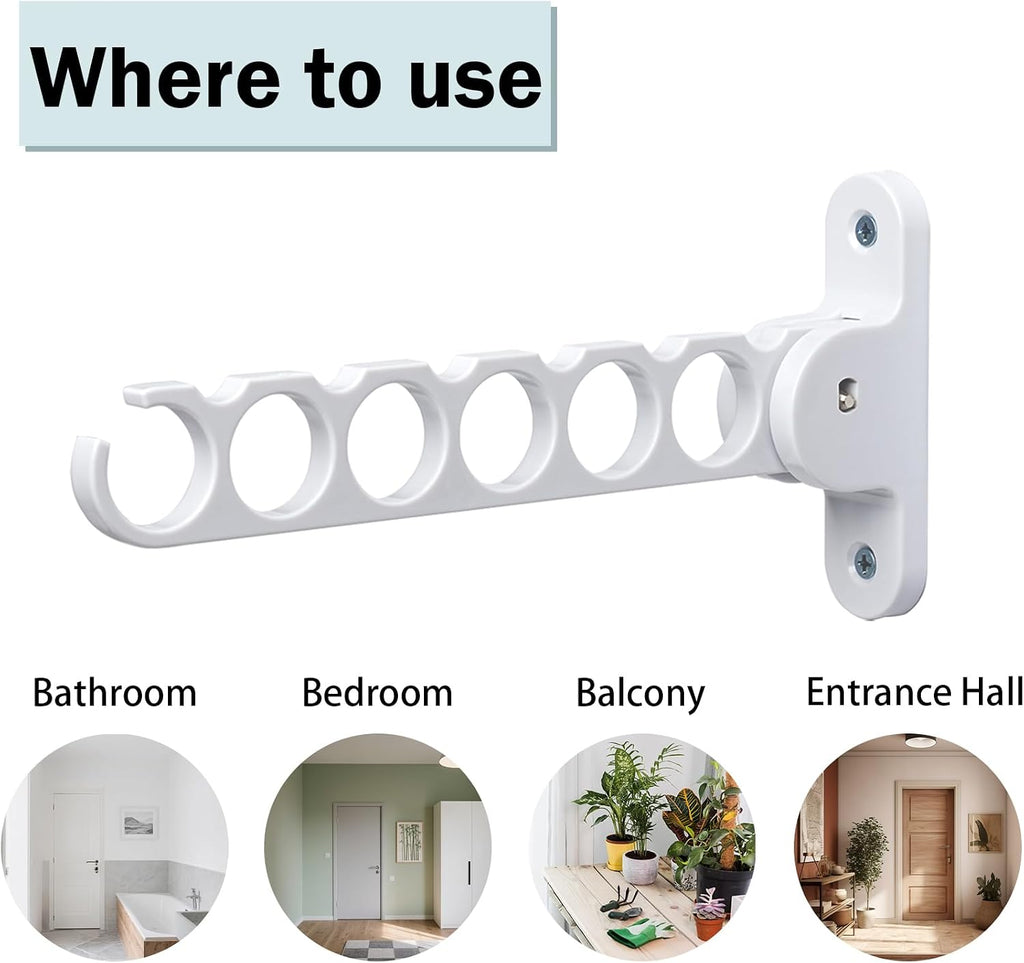 NewTalent Wall Mount Hanger Holder Closet Organizer, hanger holder for laundry room