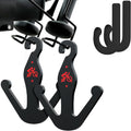 Shoes Hangers Compatible with Peloton Original Bike & Bike+, 2 Count | Accessories for Holding 2 Pair of Shoes, Plastic Shoe Hanger Hook, Matte Black
