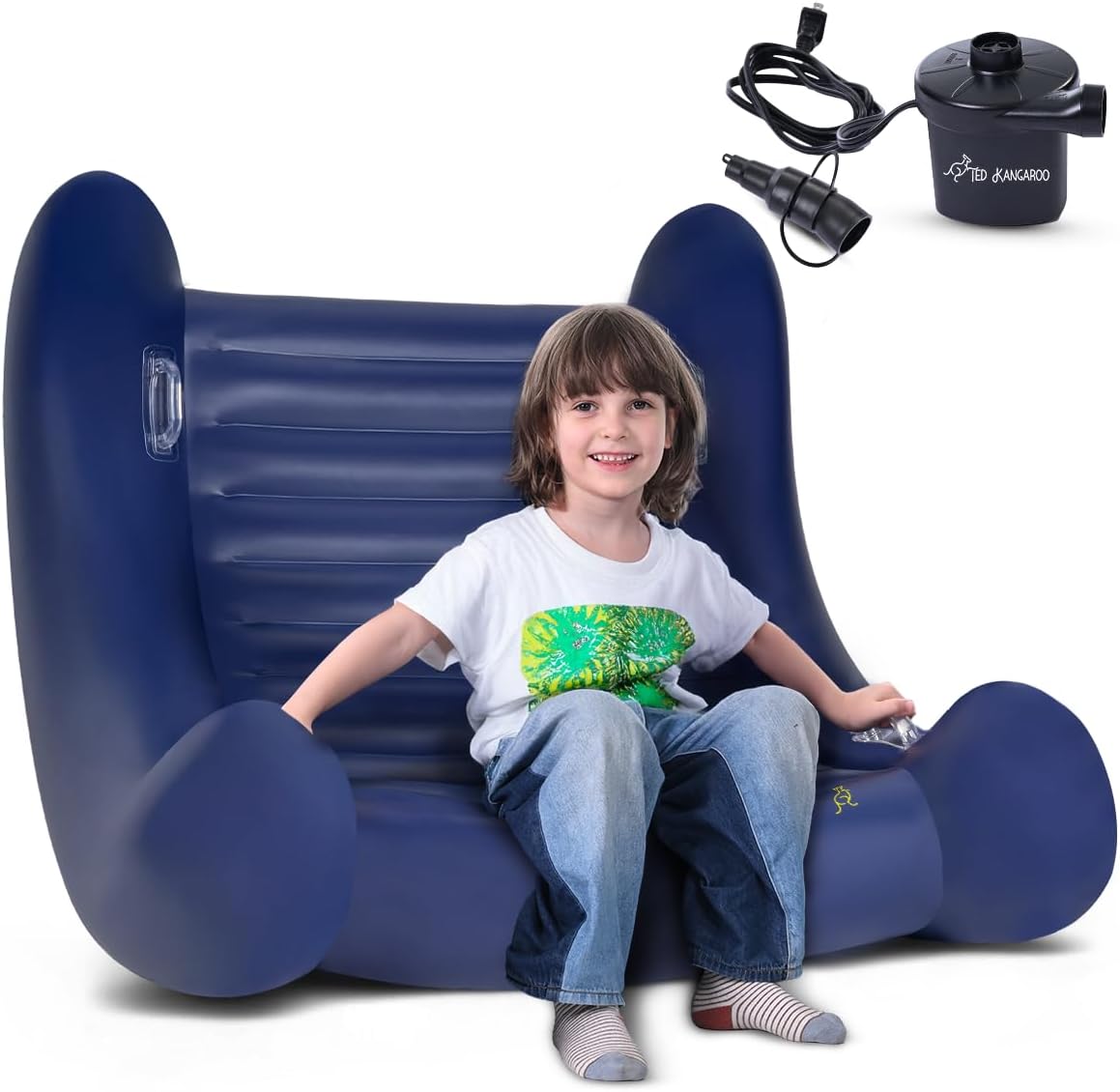 TED KANGAROO CloudBounce Ultra | Sensory Rocker for Kids | Patented NextGen Inflatable Sensory Chair | Ultra-Durable & Extra-Reinforced 2025 Edition
