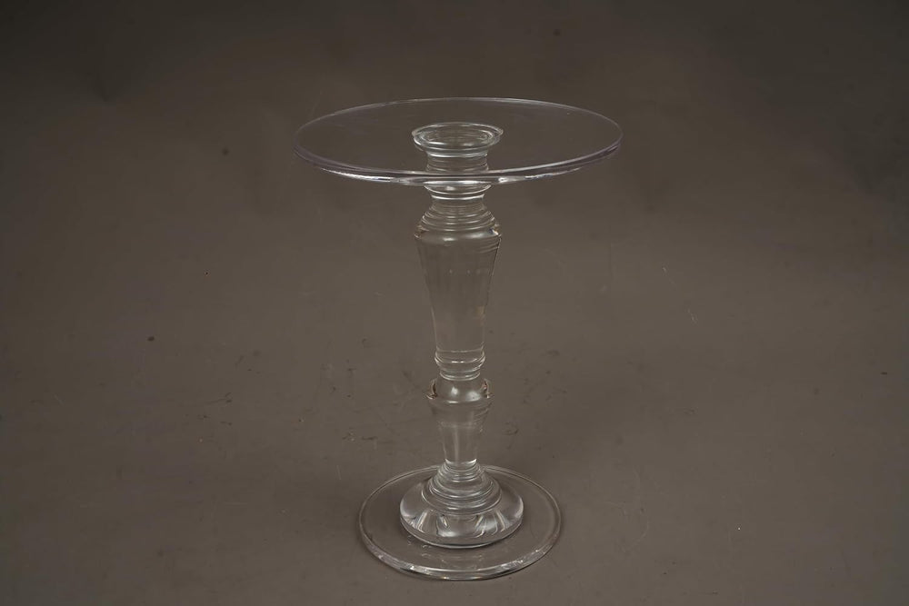 Furniture Acrylic Side Table,Clear Small Round Side/End Tables with Support R...