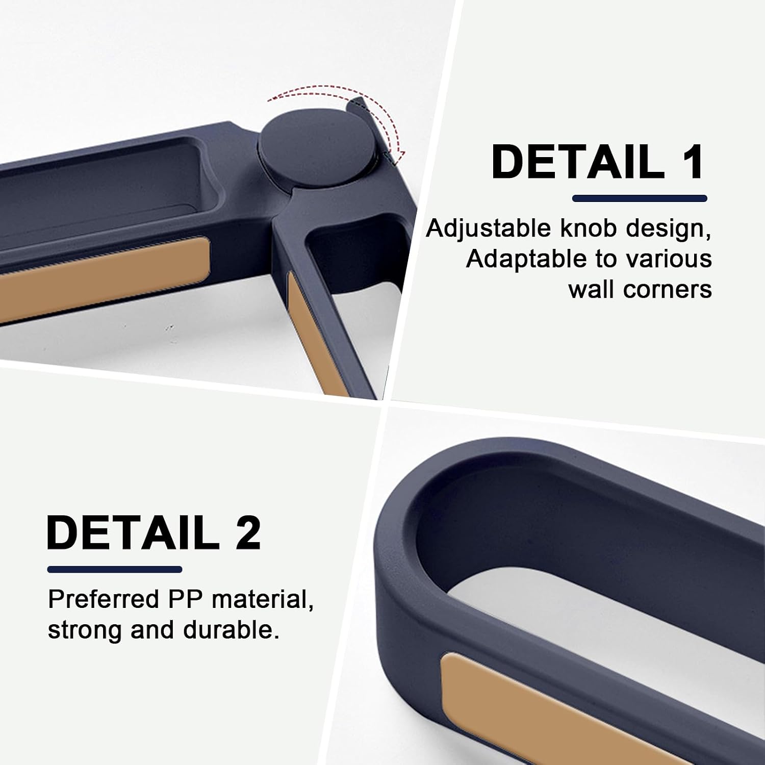 Slipper Rack Adhesive Wall-Mounted Folding Shoe Holder for Bathroom and Entryway, Space-Saving Flip-Flop Organizer, No-Drill Mount, Rotating Arms