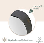 Hamilton Hills 22x30 inch Metal Bronze Frame Mirror for Bathroom | Brushed Rectangular Rounded Corner Vanity | 2" Deep Set Design Large Wall Mirrors Decorative | Hangs Horizontal and Vertical