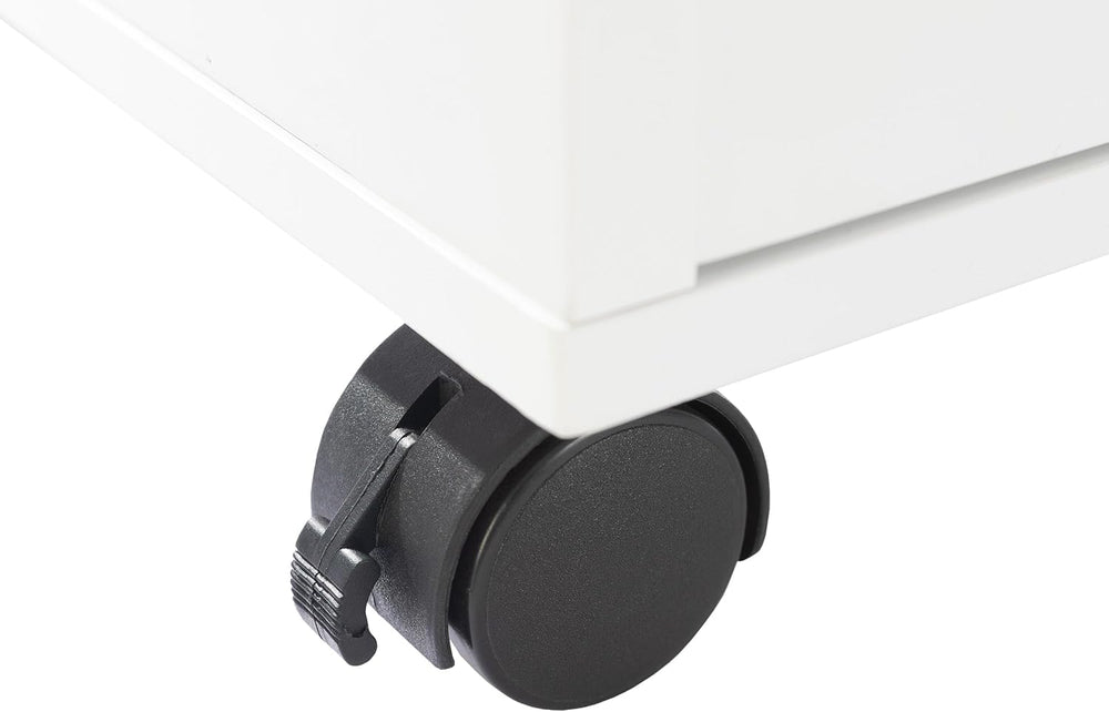 Lavish Home 2 Drawer File Cabinet - Filing Cabinet with Lock - Rolling File C...